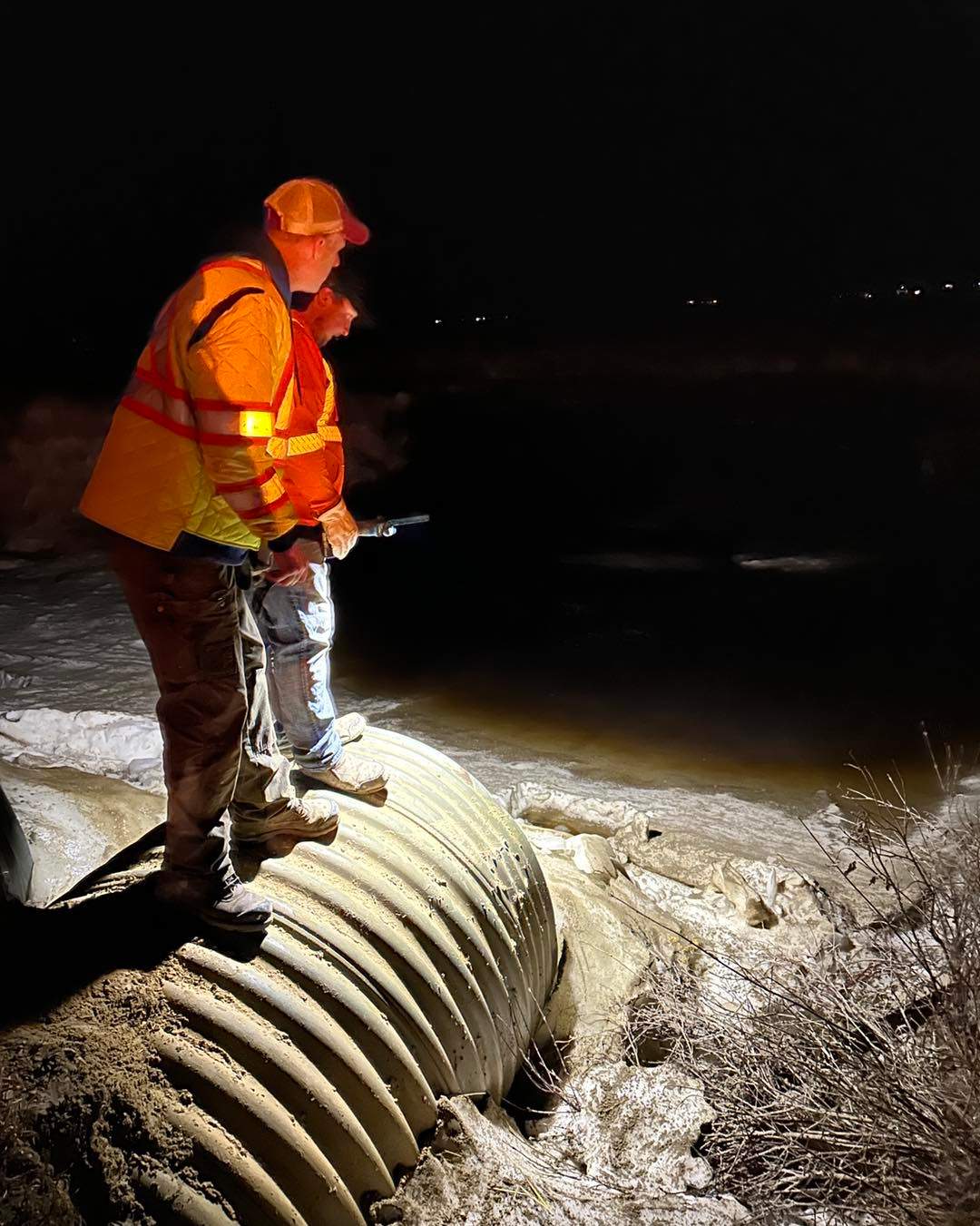 Residents monitor water in the RM of Boissevain-Morton.