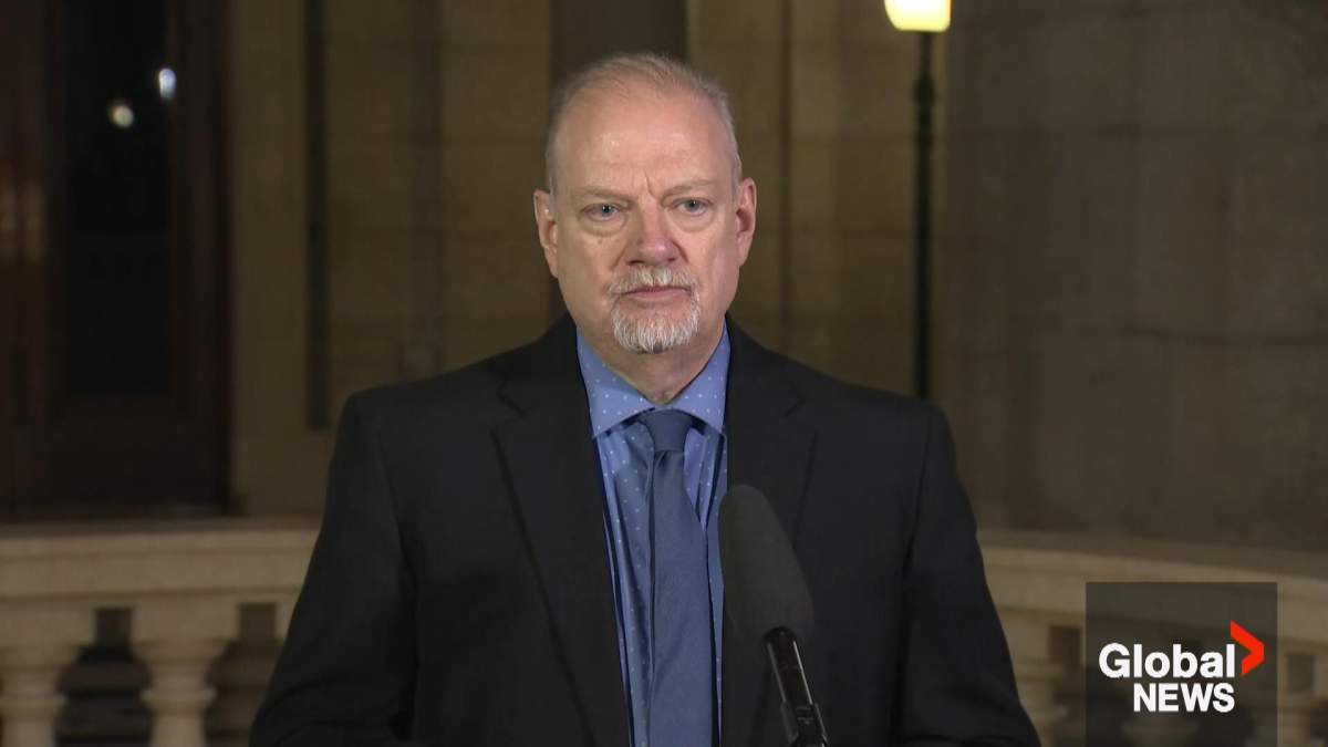 Manitoba justice minister Kelvin Goertzen.
