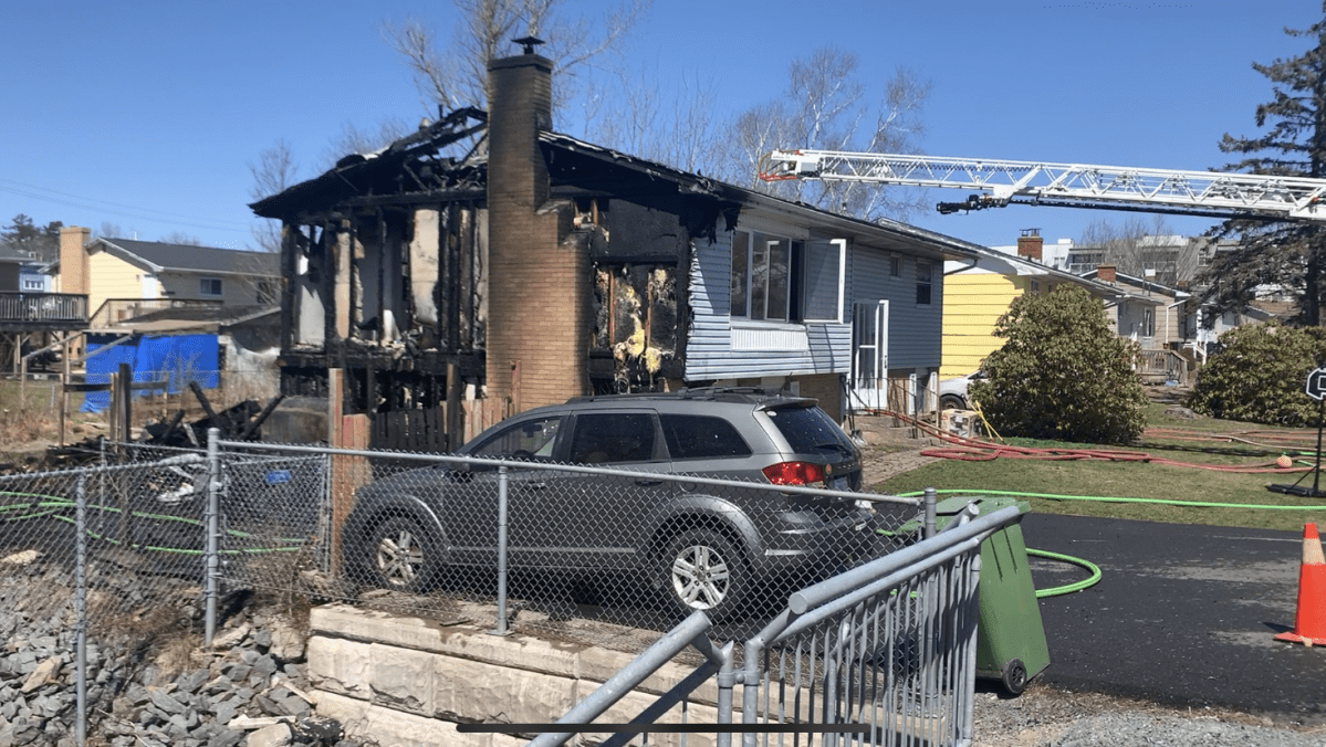 There were no injuries in the fire, which seriously damaged the home.