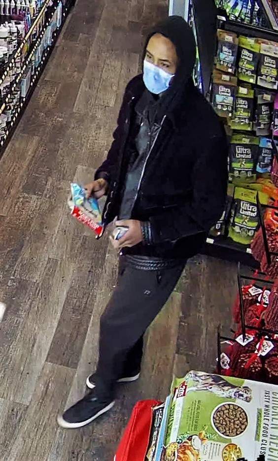 Image of the suspect wanted in a Toronto retail robbery spree.