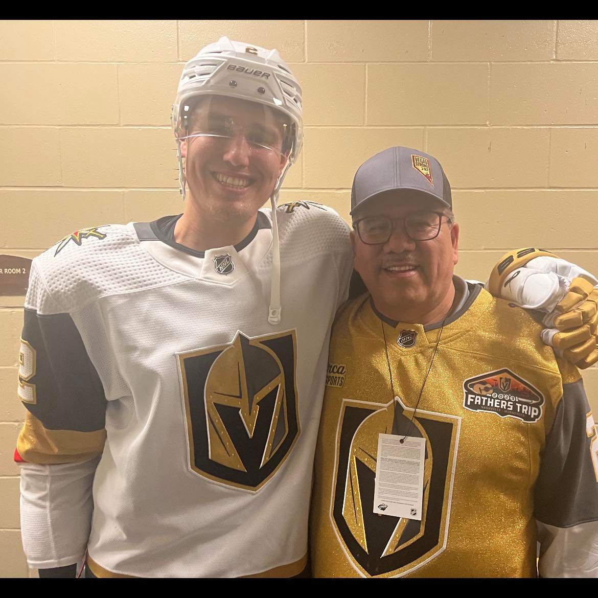 Tim Whitecloud says he’ll be inside Canada Life Centre on April 24 to cheer on his son, Zach, who plays for the Vegas Golden Knights