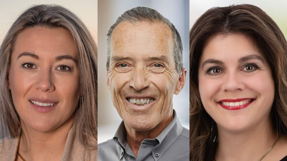 (Left to right) Livingstone-Macleod UCP candidate Chelsae Petrovic, NDP candidate Kevin Van Tighem and Lacombe-Ponoka UCP candidate Jennifer Johnson. 