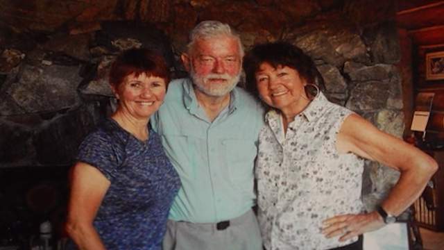 Carole (L), Alan (C) and a friend.