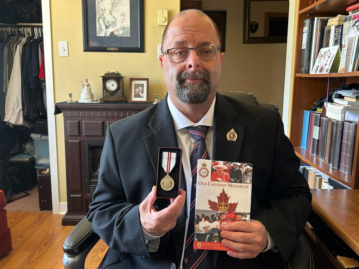 Aron Spidle is chair of the Halifax Southwest Nova Scotia branch of the Monarchist League of Canada.