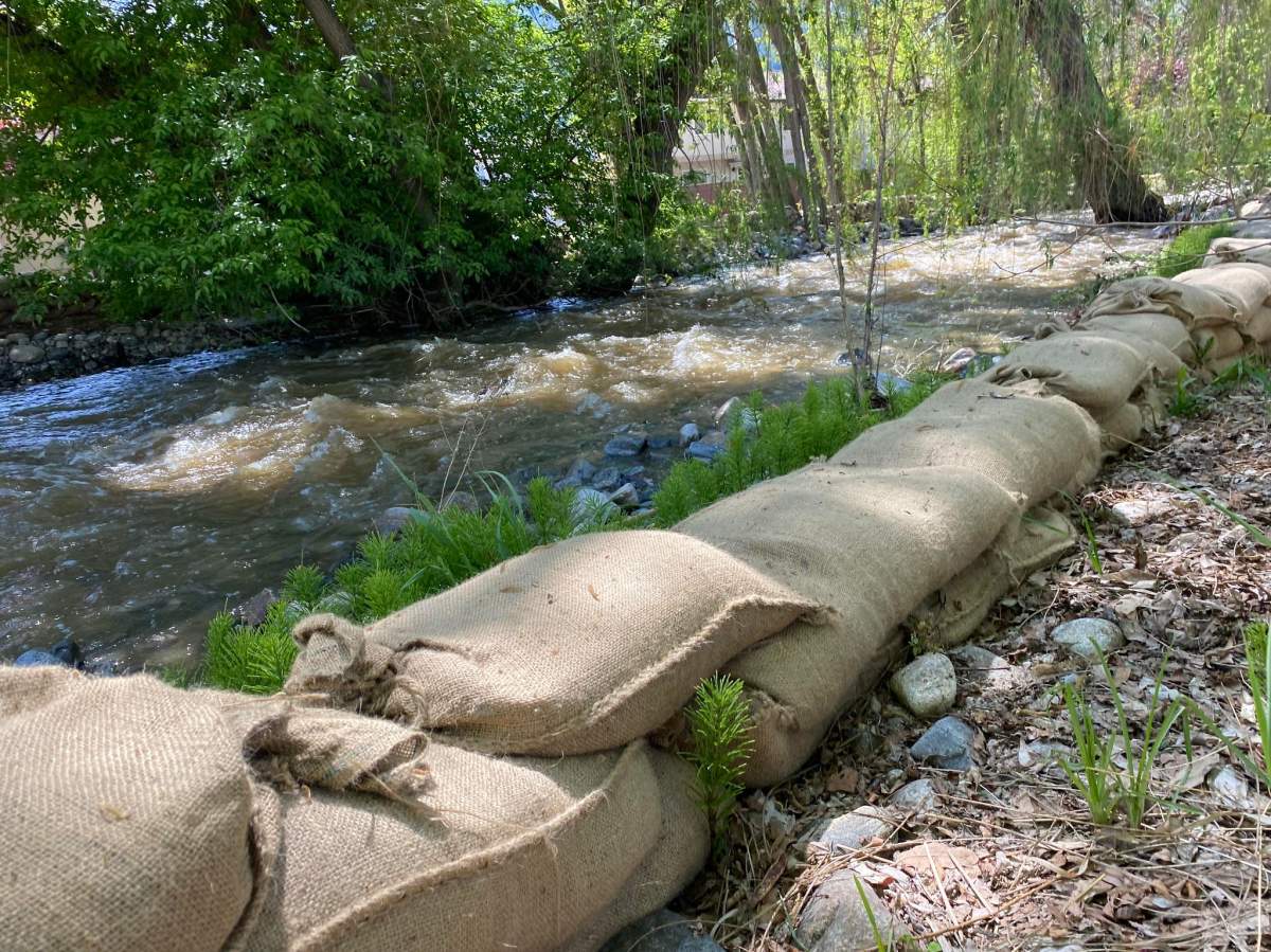 File photo of sandbags in the Okanagan.