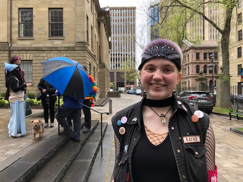 Rayne Frost, a Grade 12 student at Bayview High in Upper Tantallon, N.S., said it’s wonderful to see the support and love from the community.