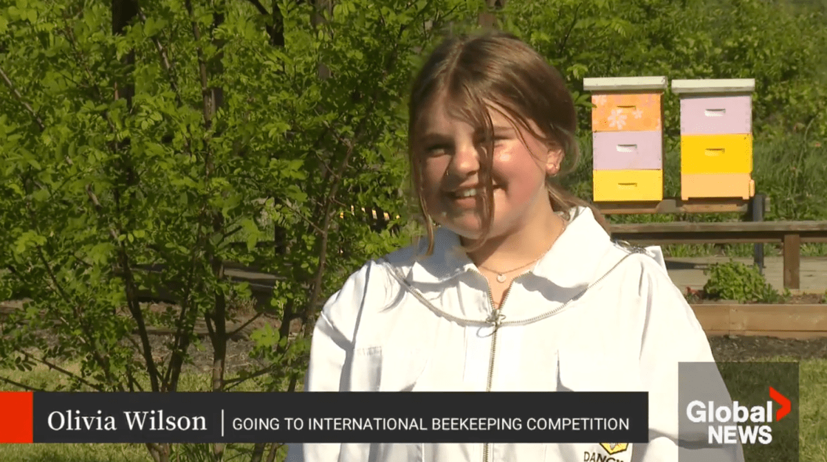 Olivia Wilson of Hiawatha First Nation will attend an international beekeeping competition for youth in July.
