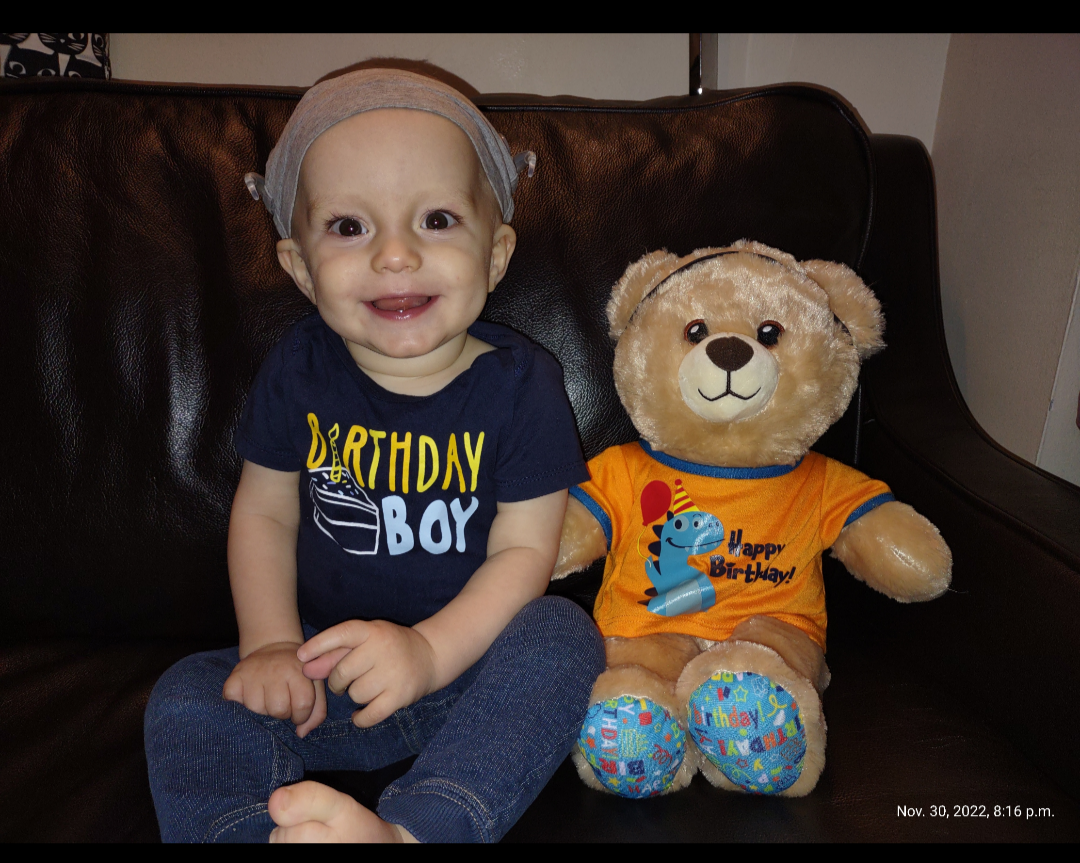 18-month-old Greyson Hall.