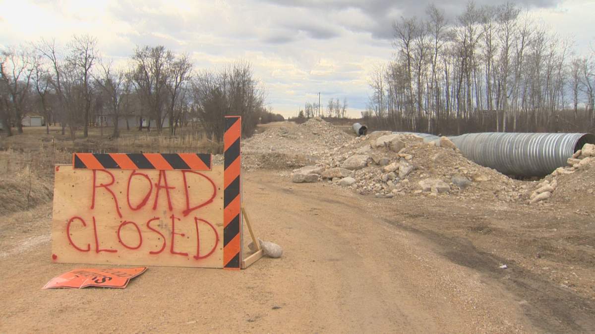 Flood damage in Peguis First Nation is significant and repeats itself. This road and culvert were washed away in the 2022 flooding. It was repaired and replaced, only to suffer significant flood damage again in 2023.