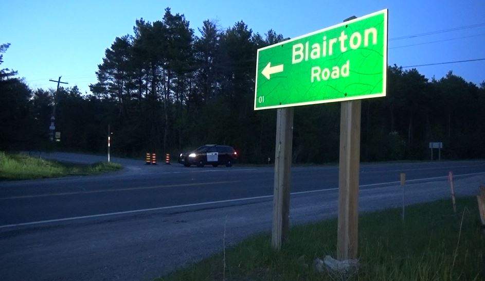 Peterborough County OPP are investigating a fatal collision on Blairton Road east of Havelock on May 14, 2023.