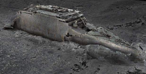 The 3D scan was made up of 700,000 photographs captured by submersibles.