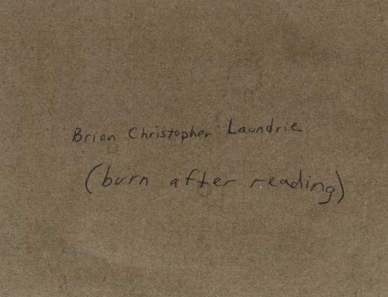 The outside of the letter Roberta Laundrie wrote to her son, Brian Laundrie