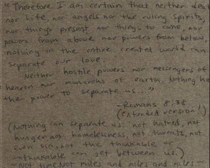 The second page of the letter.