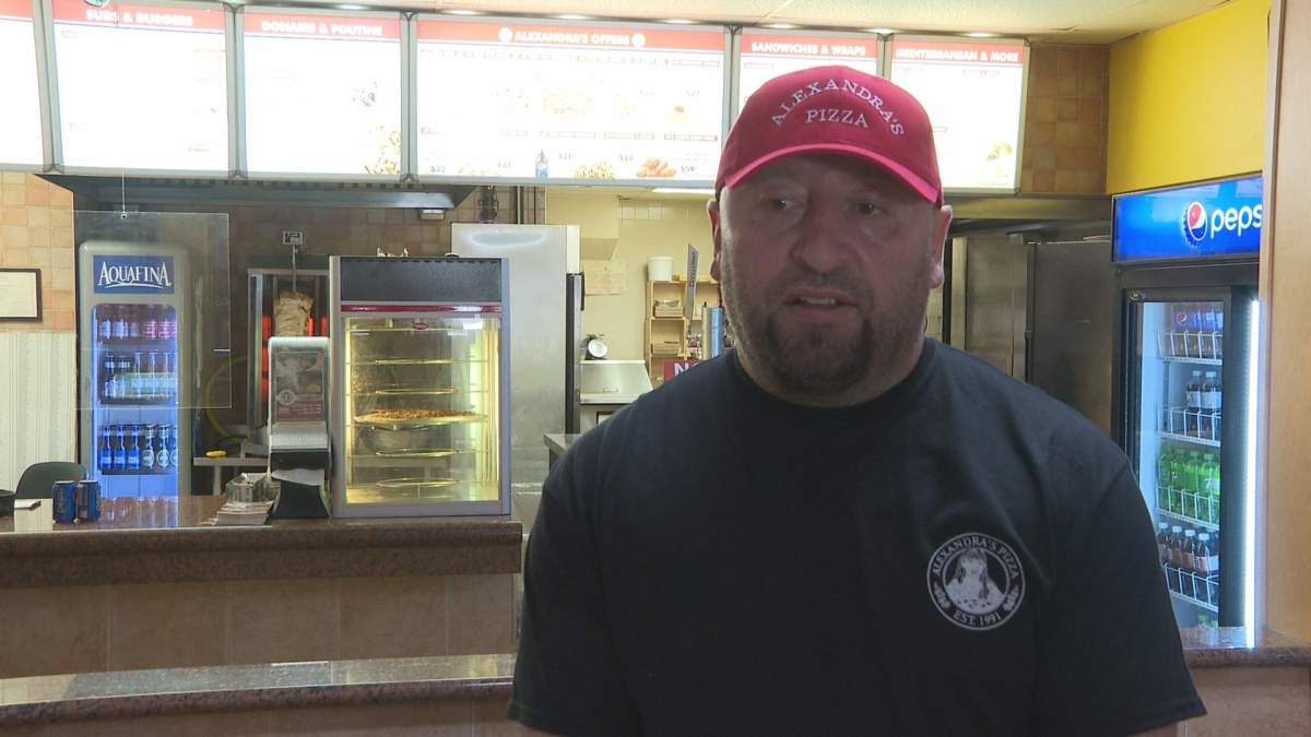 The owner of Alexandra’s pizza in Halifax, Istref Dembogaj, says that he is worried about his business’ slow start to summer.