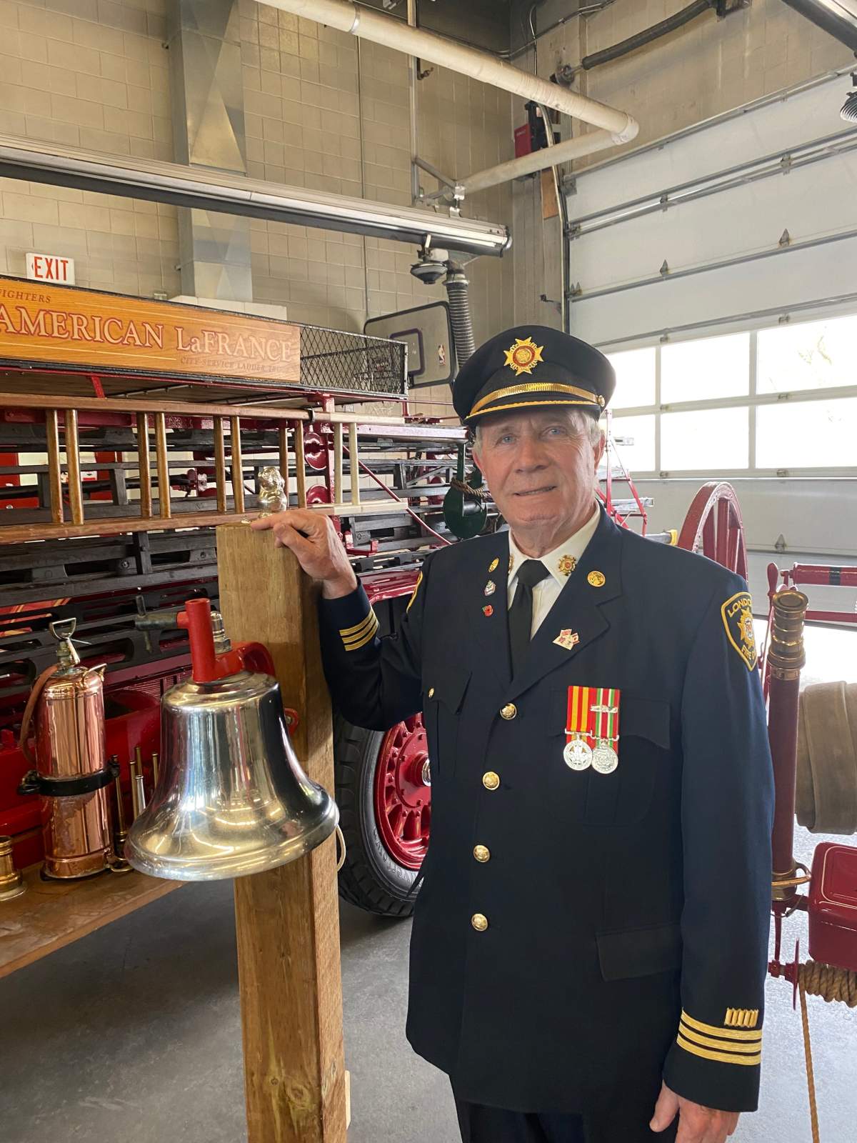 Retired platoon chief Chris Merrison.
