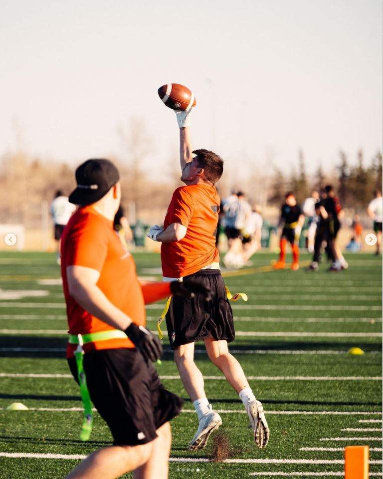 A shot captured by league photographer, Michael Scraper. Regina AFFL / Instagram