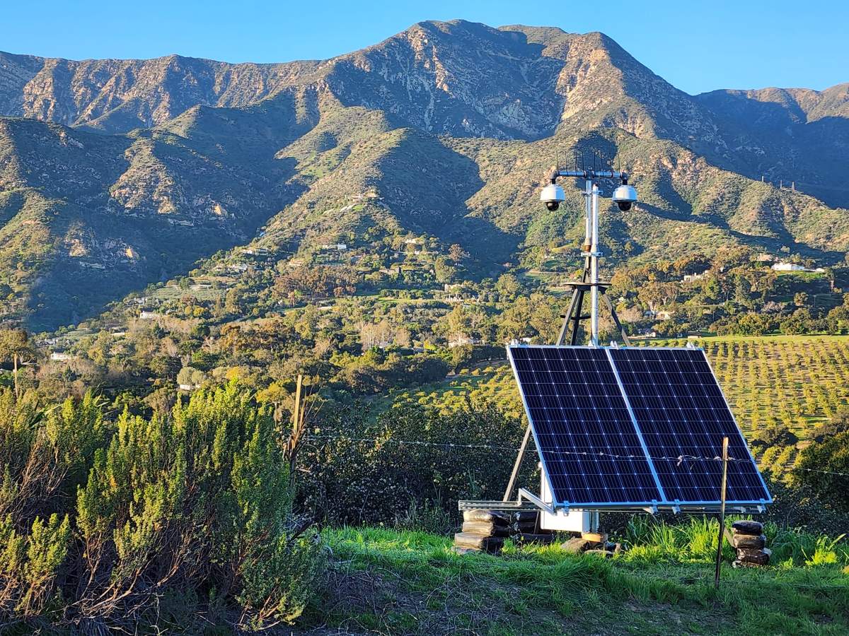 Credit: ALERTCalifornia | UC San DiegoALERTCalifornia cameras monitor Ortega Ridge near Santa Barbara, CA. The network of more than 1,000 cameras across California is an essential tool for firefighters and emergency managers.