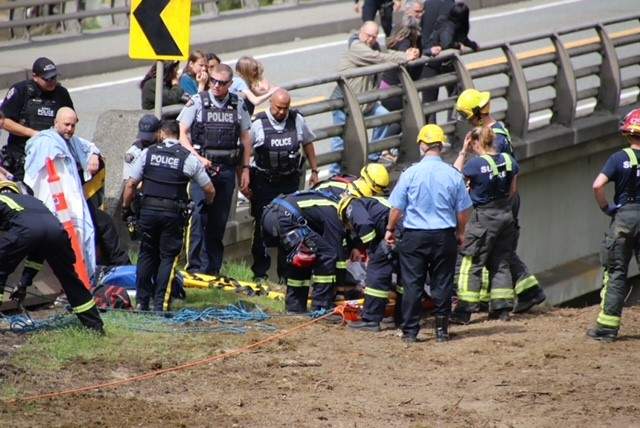 Surrey crash rescue