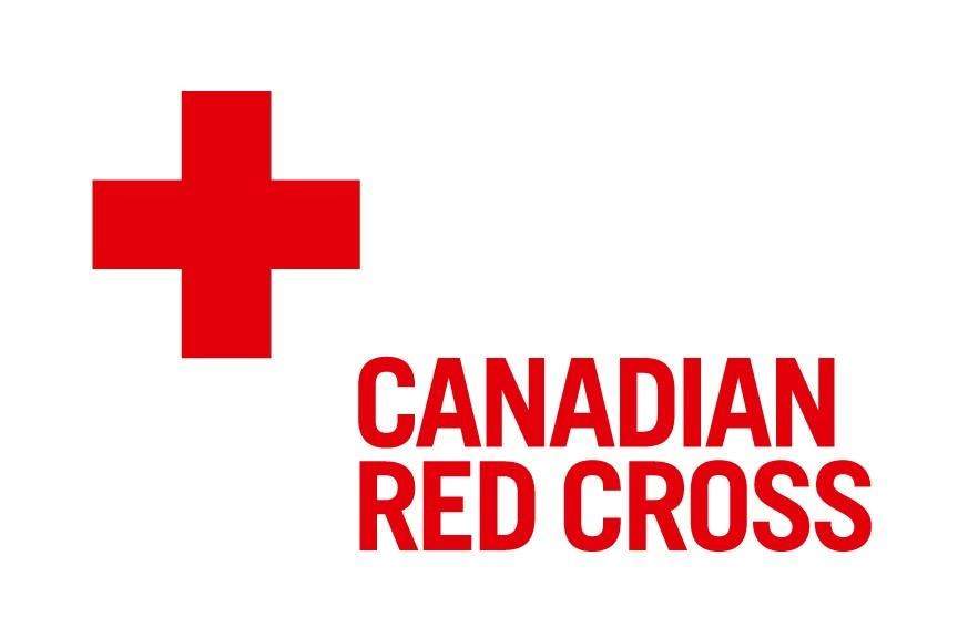 The Canadian Red Cross logo is seen in this handout.