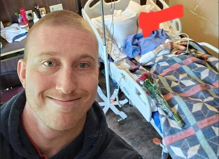 Bubba Pollock, 34, of West Lorne, was also charged with criminal harassment by Windsor police earlier this month after allegedly taking a "selfie" with a terminally ill patient.