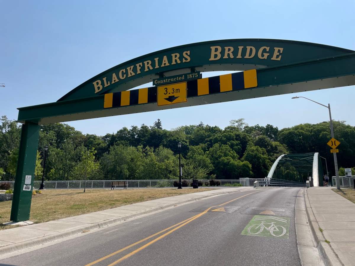 Blackfriars Bridge as seen on June 7, 2023.