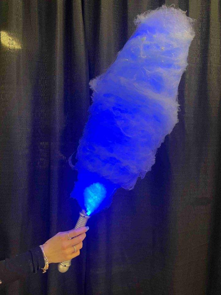 Cotton candy lightsaber by Candytime at K-Days.