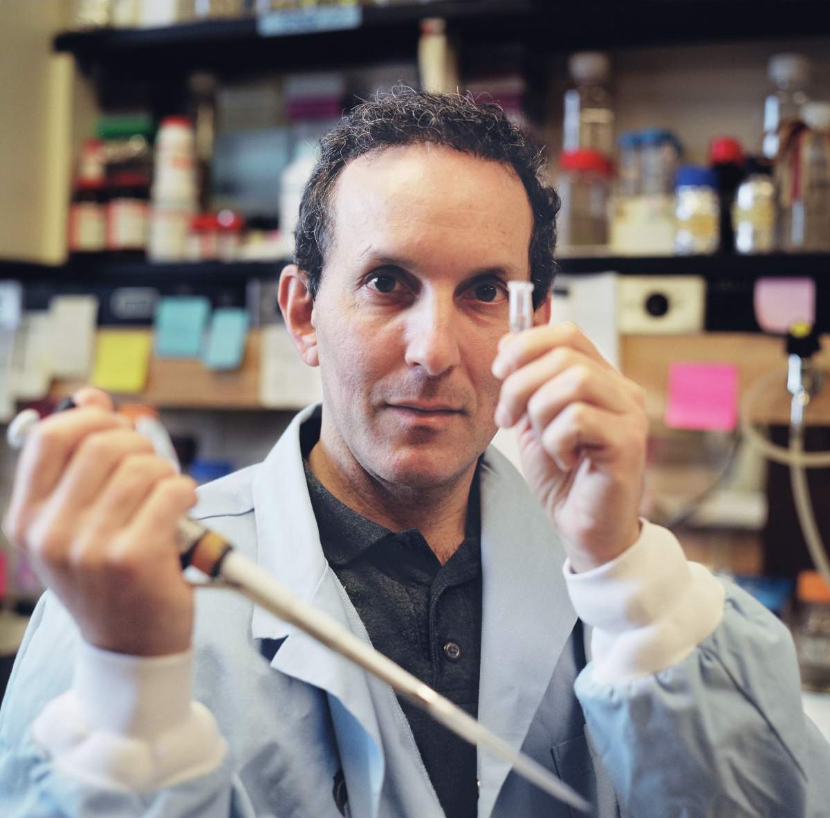 Dr. Daniel Drucker in his lab at the University of Toronto.