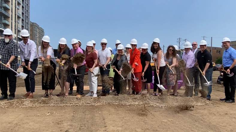 Ground broke on the new $62 million downtown Guelph library.