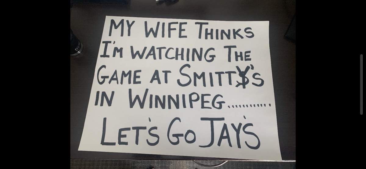 Jay’s game sign