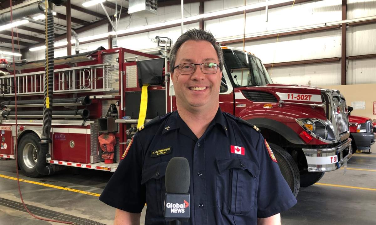 Keith Cuthbertson is the volunteer captain at Station 50 in Hammonds Plains.