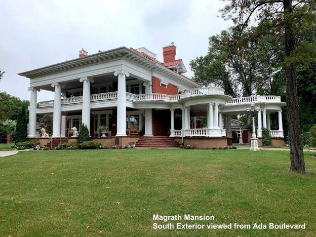 A photo of the new municipal historic site, Magrath Mansion.
