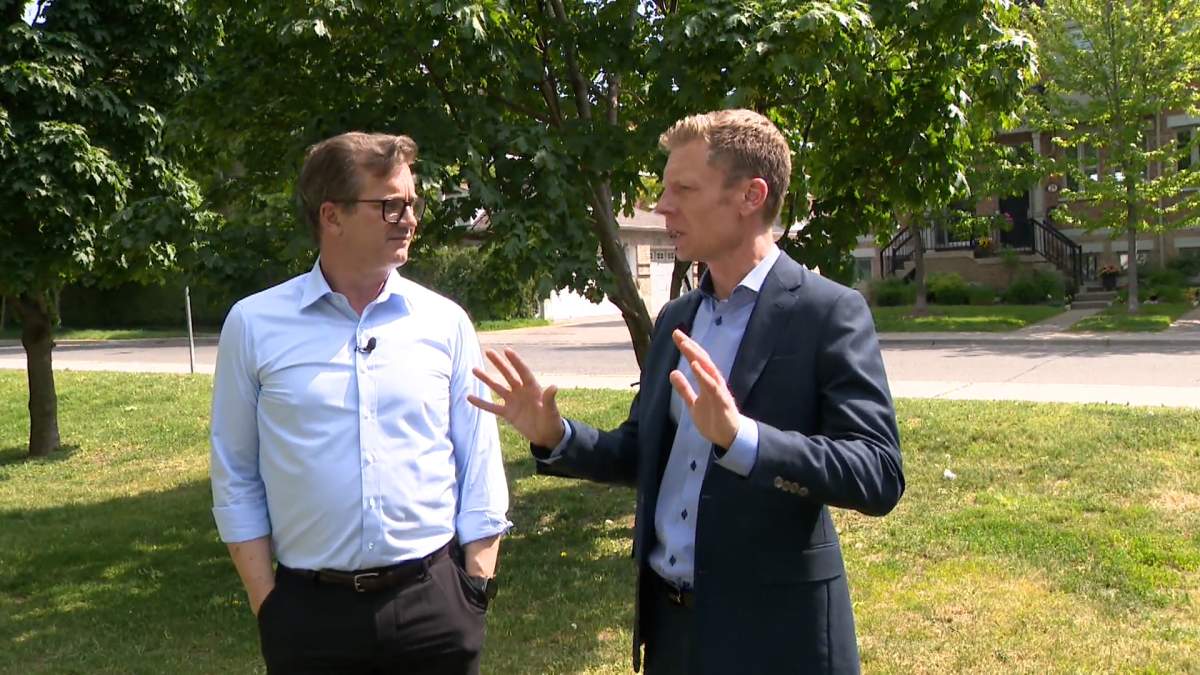 Toronto mayoral candidate Anthony Furey speaks with Global News anchor Alan Carter.