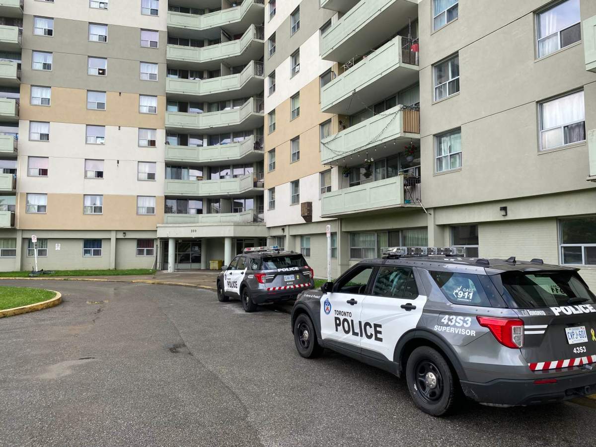 Toronto police said a command post has been set up on Markham road.