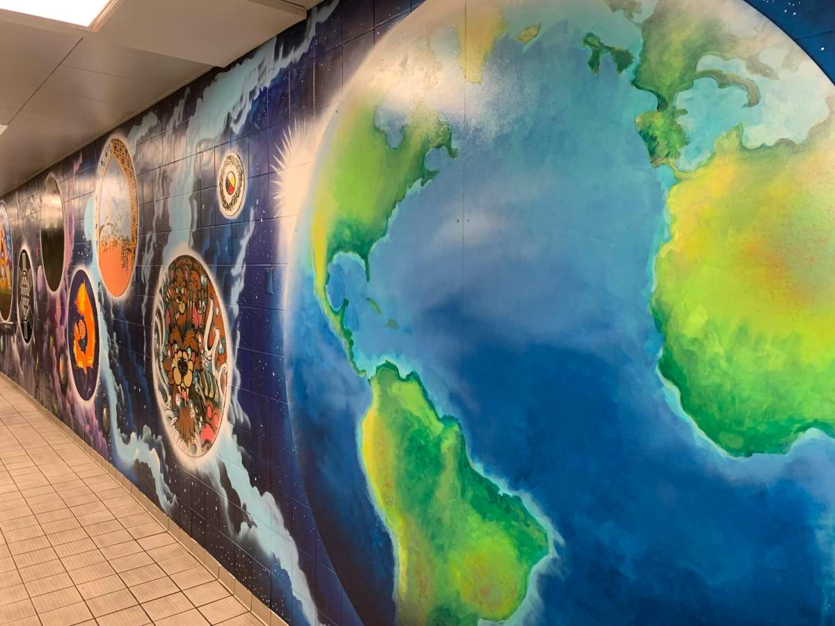 The YEG Dignity Mural, unveiled June 27, 2023.