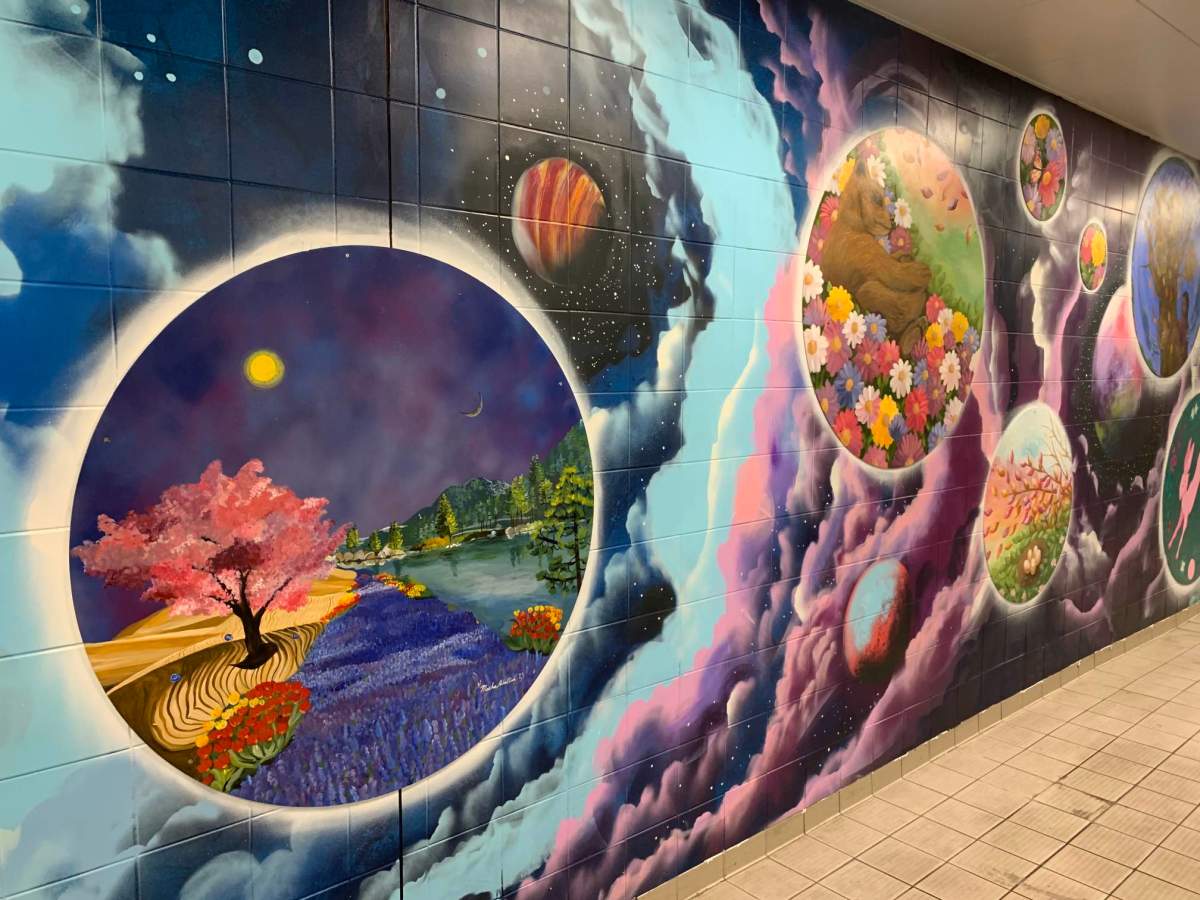 The YEG Dignity Mural, unveiled June 27, 2023.