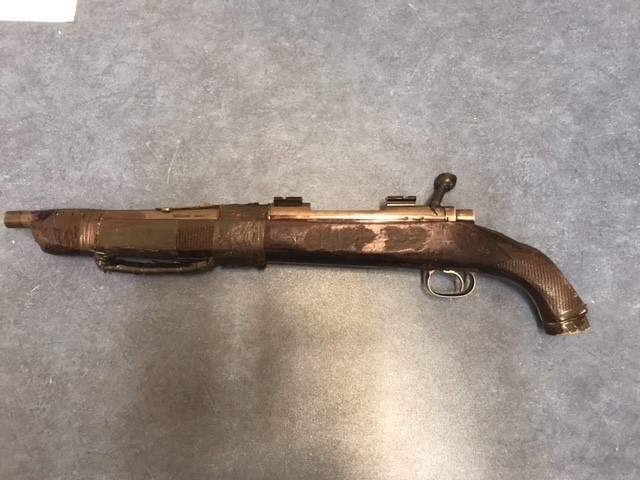 Two modified guns were seized by PAPS Wednesday.