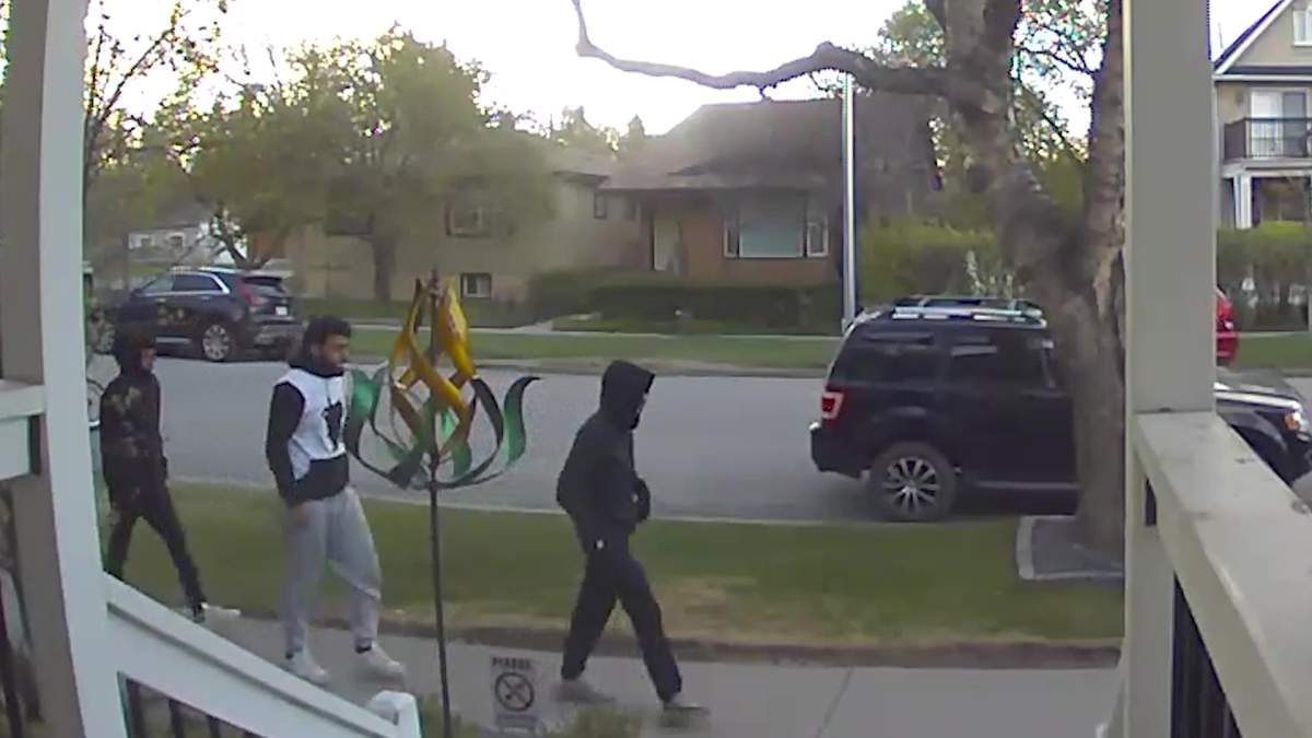 Three suspects police believe were involved in starting a vehicle fire on May 11 in northeast Calgary.