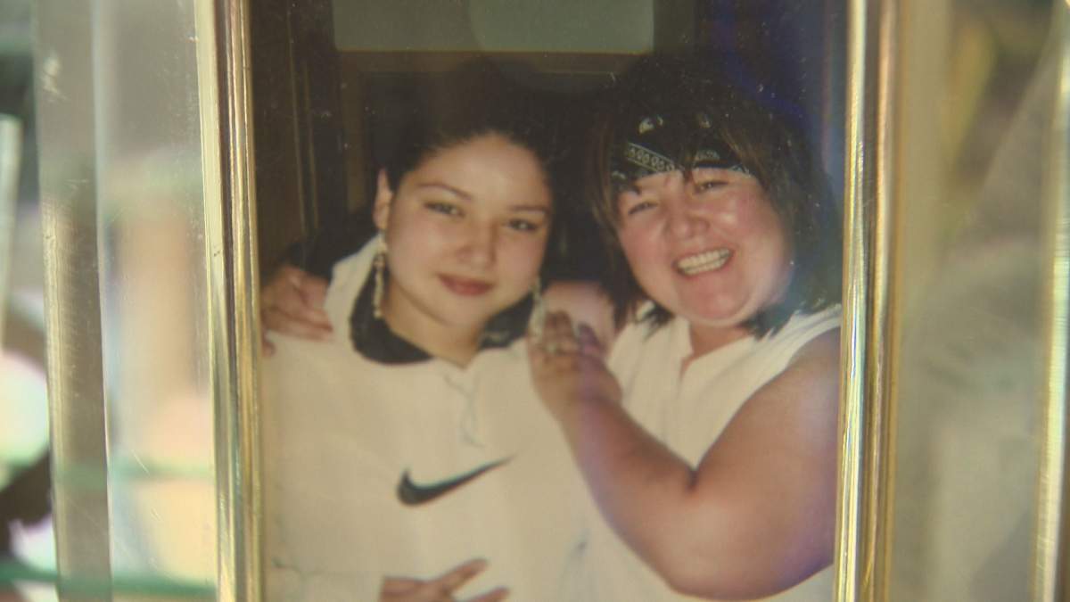 Jennifer with her mom, Bernice Catcheway.