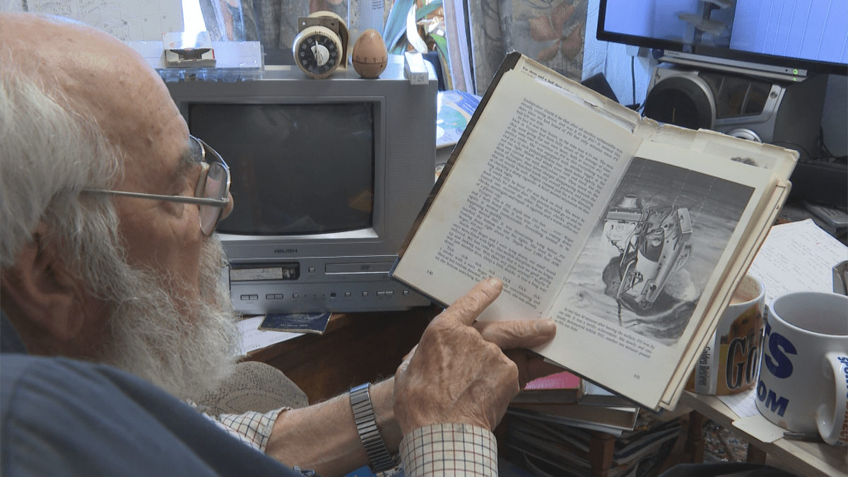 Roger Mallinson reads the book 'No Time on Our Side' written by his colleague Roger Chapman about the 1973 rescue. Chapman died in 2020.