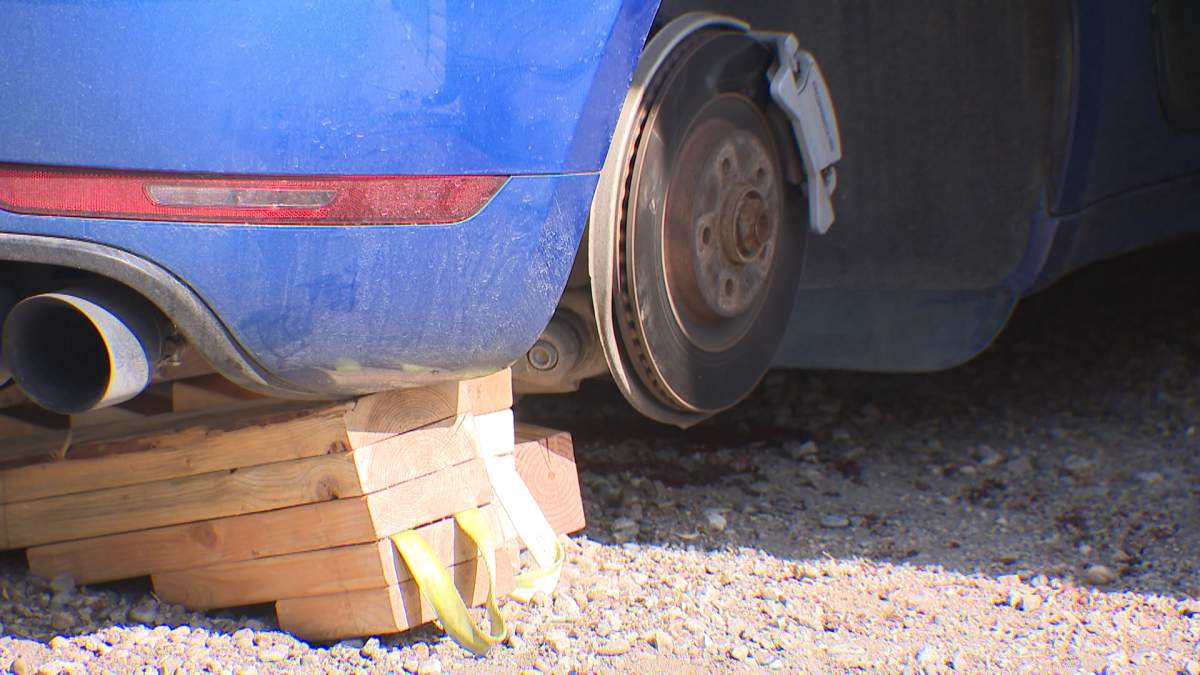 A man suffered life-threatening injuries after a vehicle fell on him on June 2 in the southeast Calgary neighbourhood of Dover.