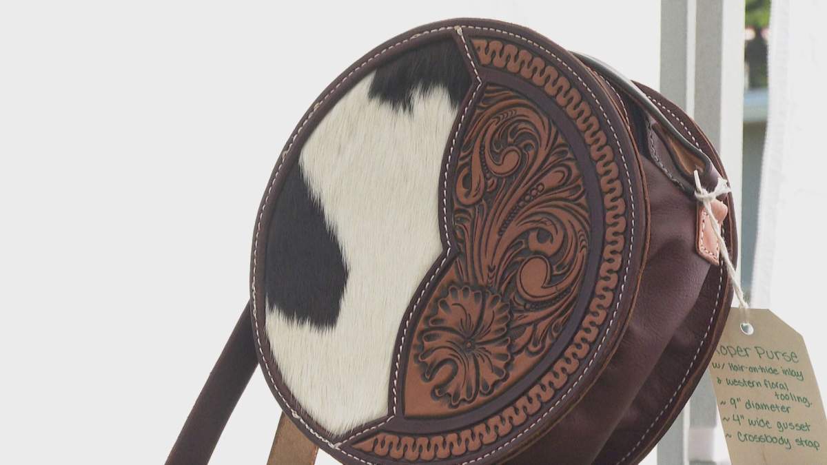 Leather purse by Nerdy Rodeo Girl Leather Co.