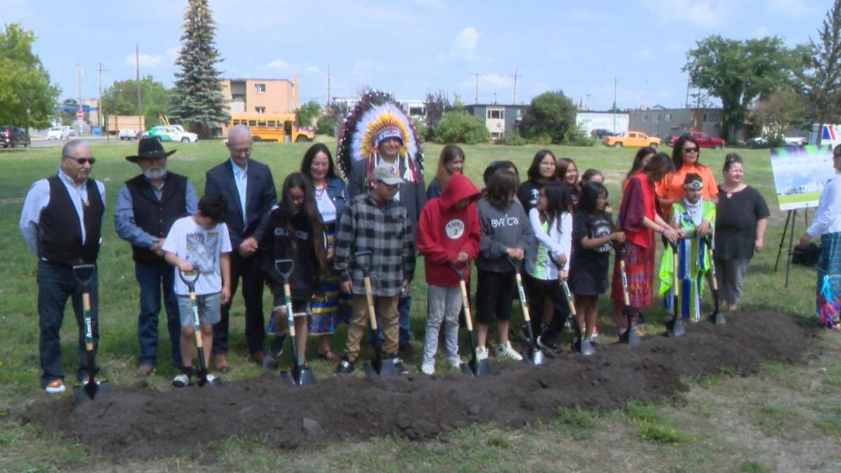 Construction begins for Saskatoon Cree bilingual school. 
