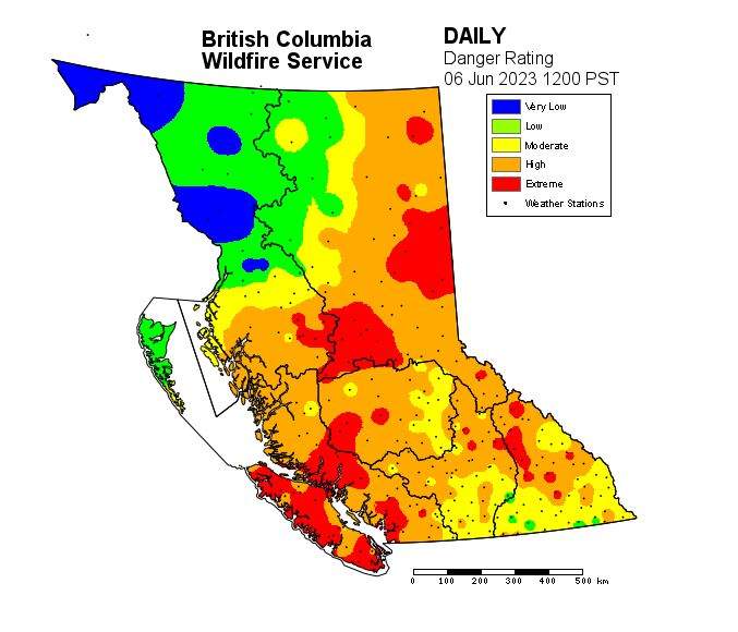 Campfire bans to take effect in most of B.C. Thursday - image