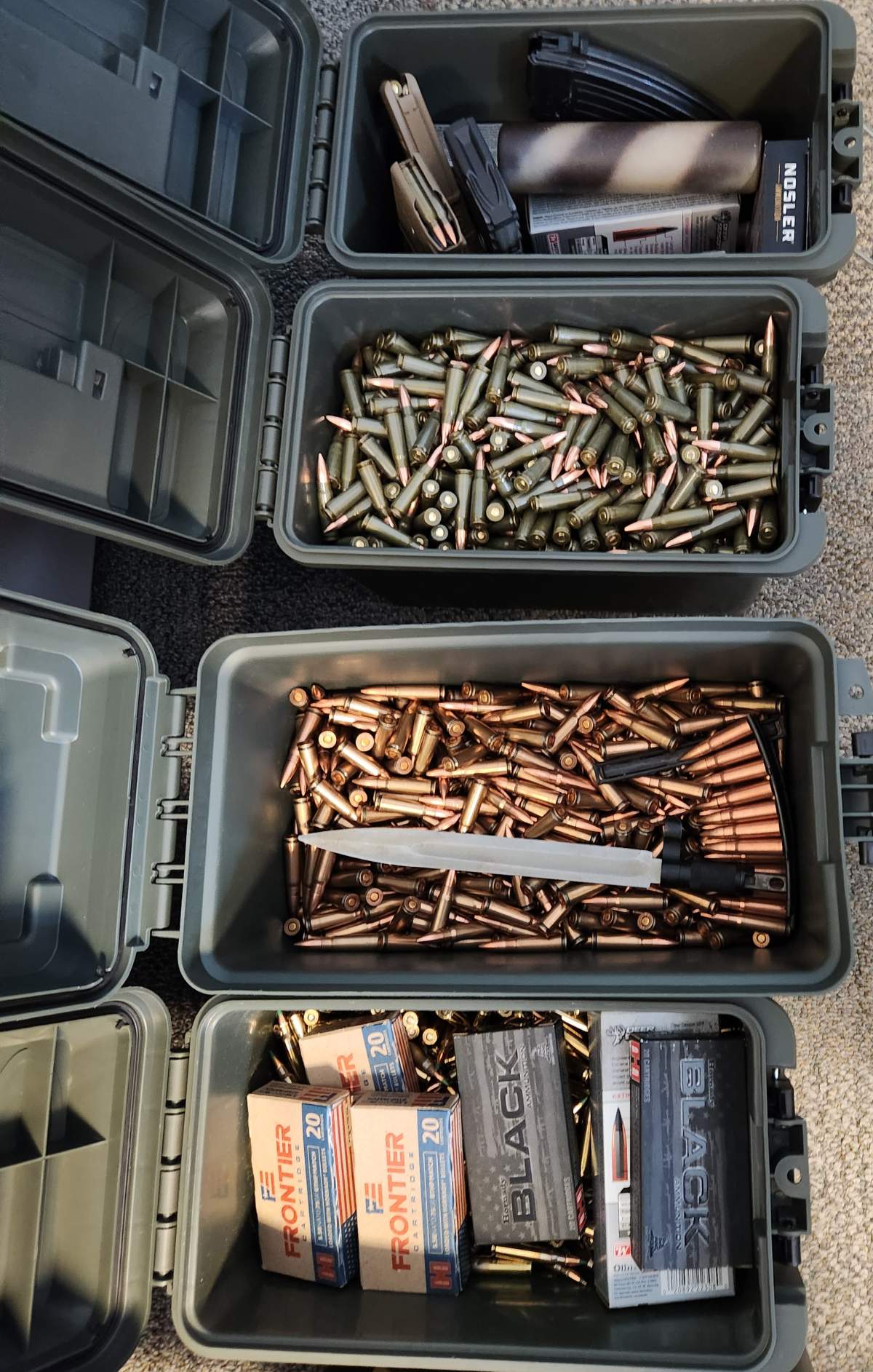 Several guns and thousands of rounds of ammunition were seized in a RCMP investigation Tuesday.