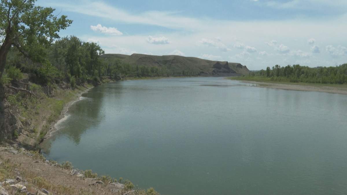 A view of the Oldman River in Lethbridge, Alta. from Pavan Park. This is the final location for floaters to disembark within city limits.
