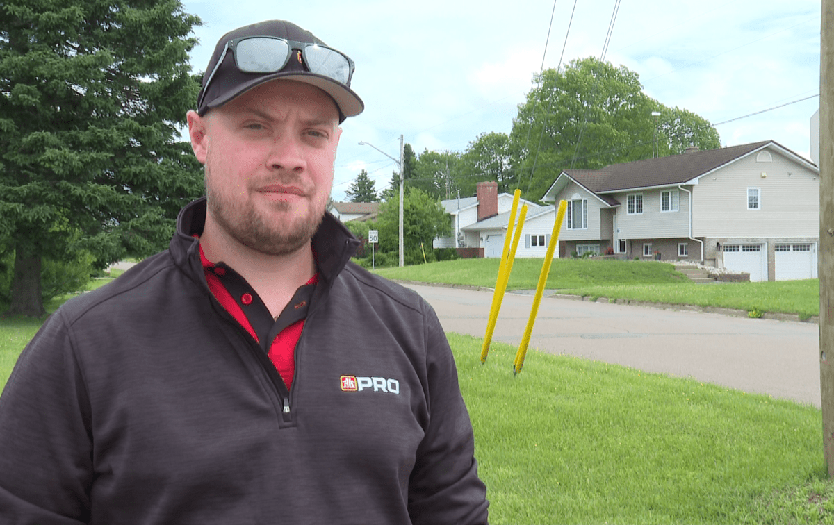 Ryan Légèr stands in Richibucto, NB