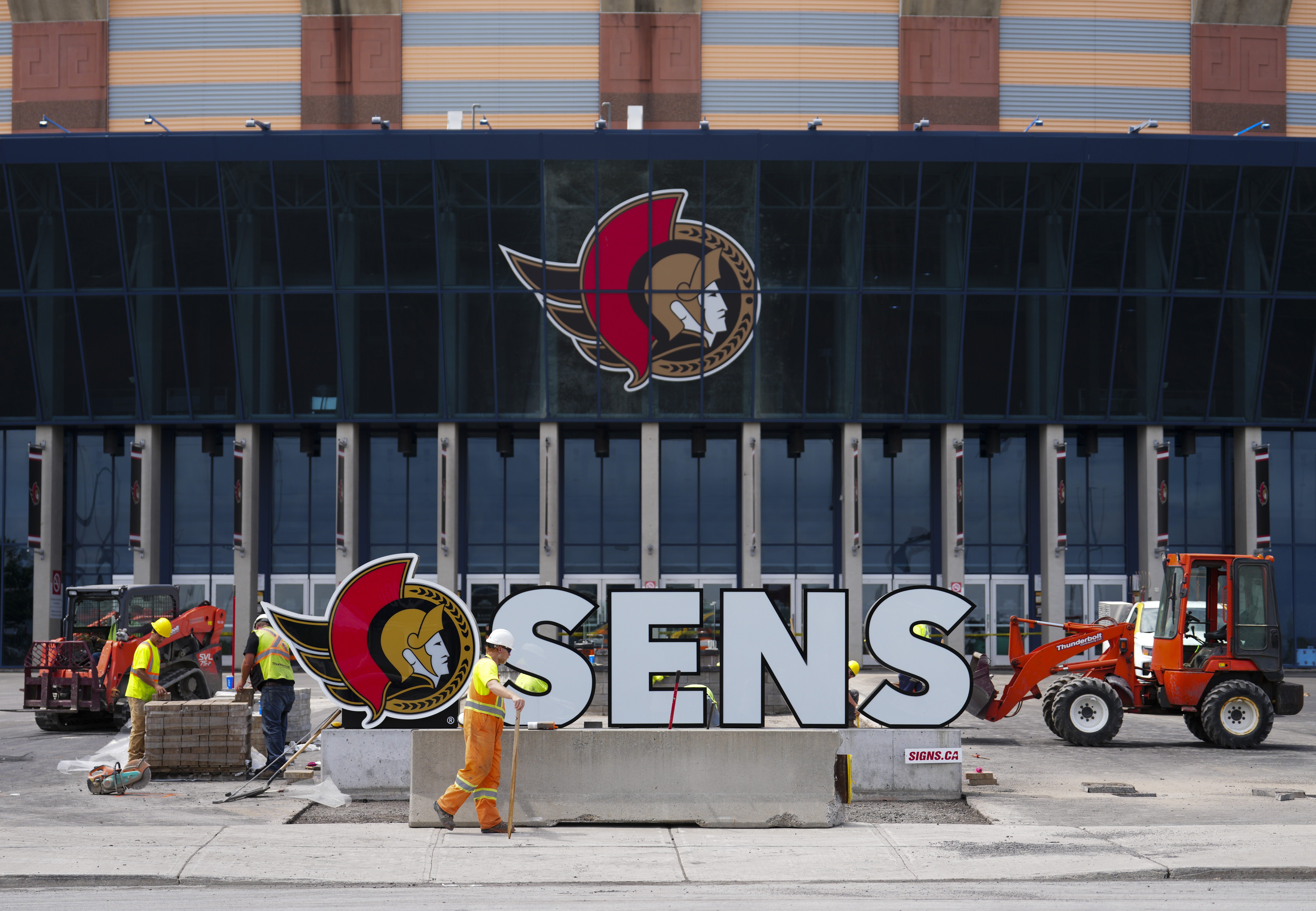 Sens arena outside