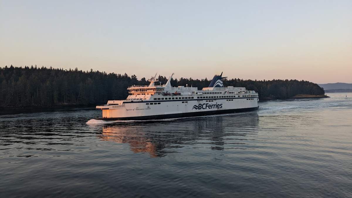 The Spirit of Vancouver Island is seen transiting Active Pass in this undated file photo.