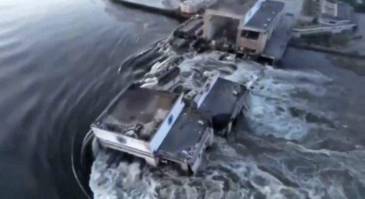 Ukraine dam blast
