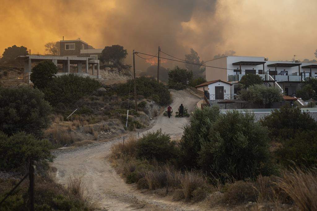 Greece wildfires